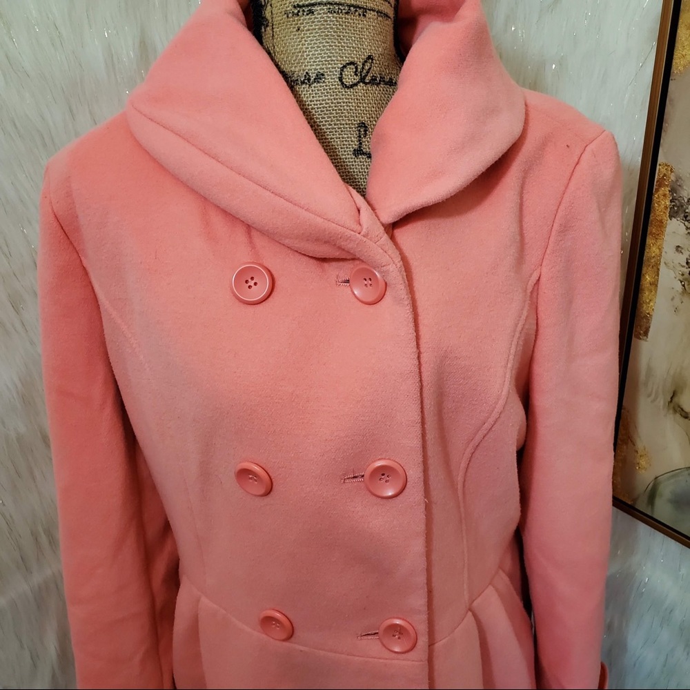 New York & Company peach pea coat - Picture 9 of 10